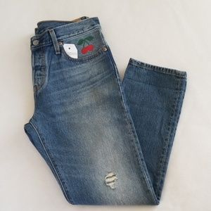 NWT Levi's 501 CT Denim Pant 27